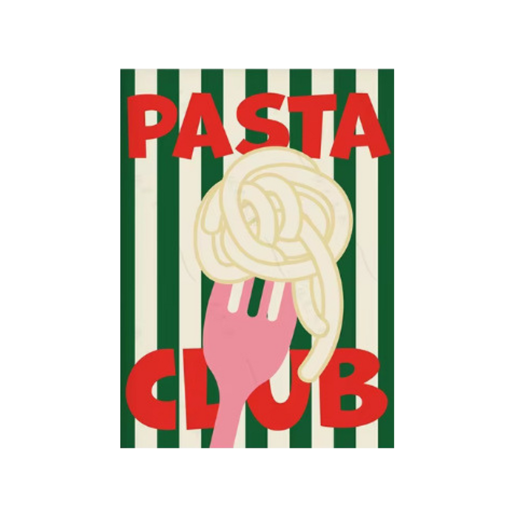 Poster "Pasta Club"