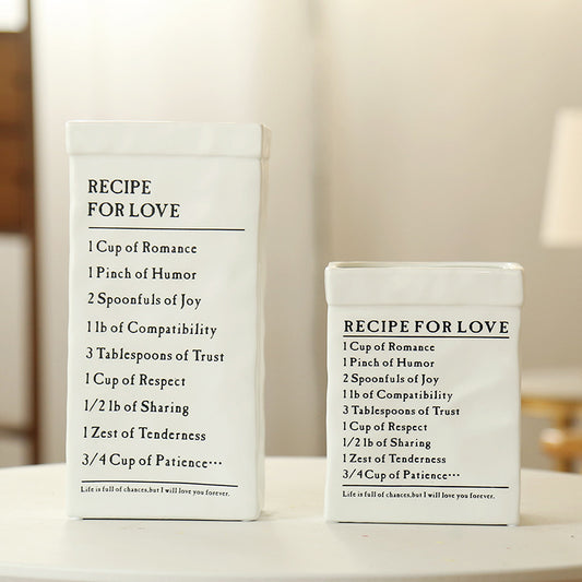 Vase "Recipe for love"