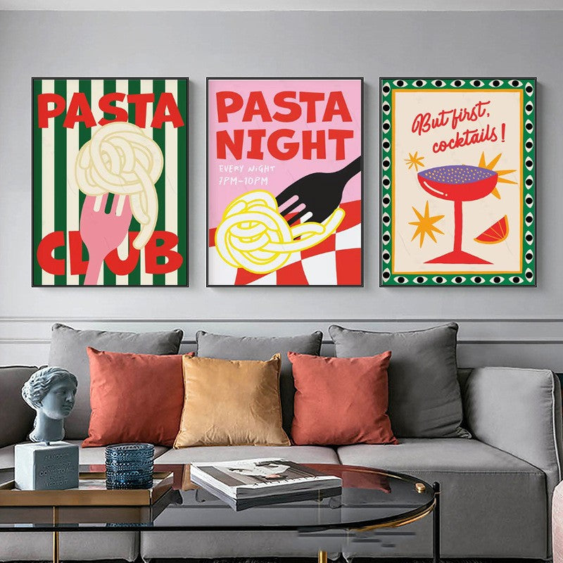 Poster "Pasta night"