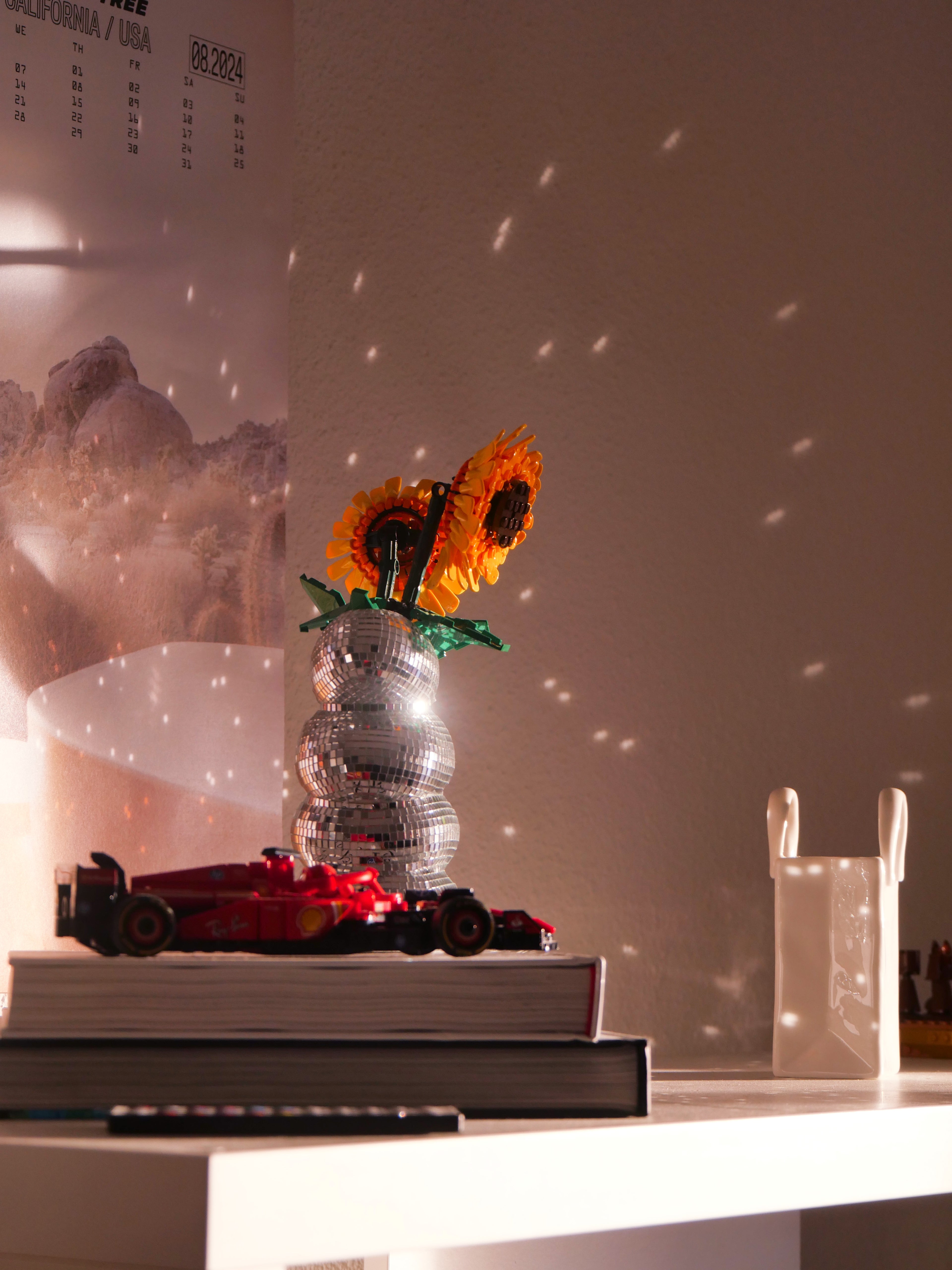 Vase "Disco flowers"