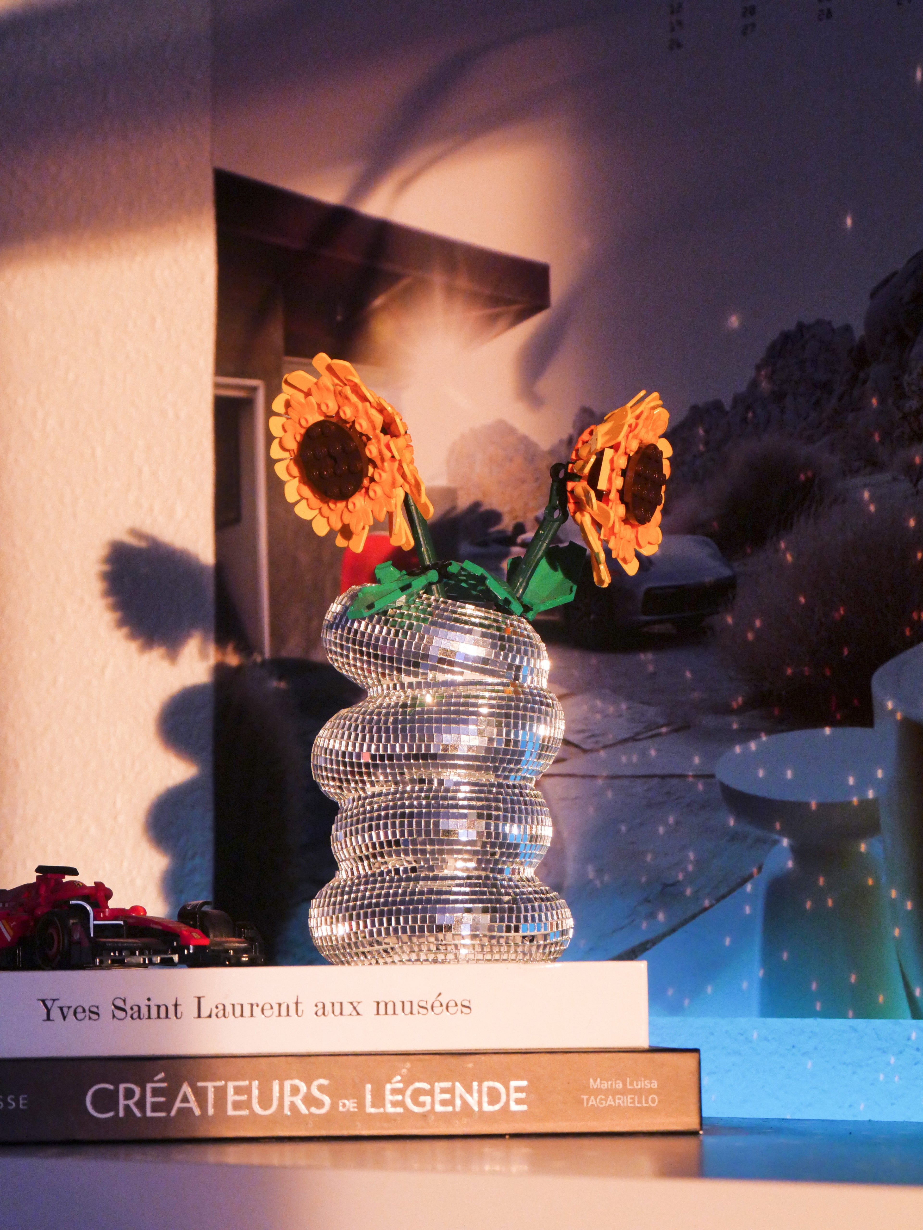 Vase "Disco flowers"