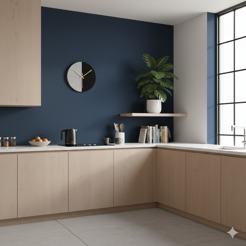 Horloge "White and Black"