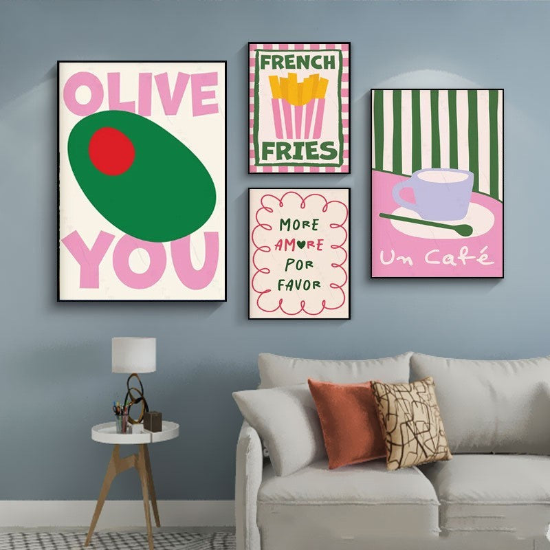 Poster "Olive you"